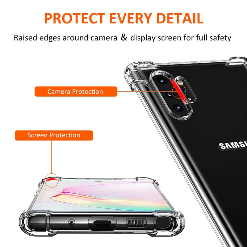Bakeey Air Cushion Corners Shockproof Soft TPU Protective Case For Samsung Galaxy Note 10+/Note 10 Plus (5G)