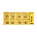 Drillpro 10pcs CCMT09T304 CCMT32.5 Carbide Insert For Lathe SCLCR Turning Tool Holder