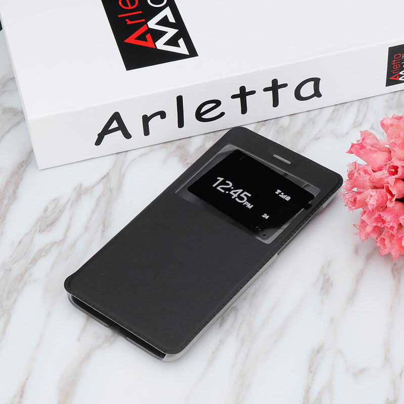 Bakeey Flip With Window Shockproof PU Leather Full Body Cover Protective Case for Xiaomi Redmi Note 6 Pro
