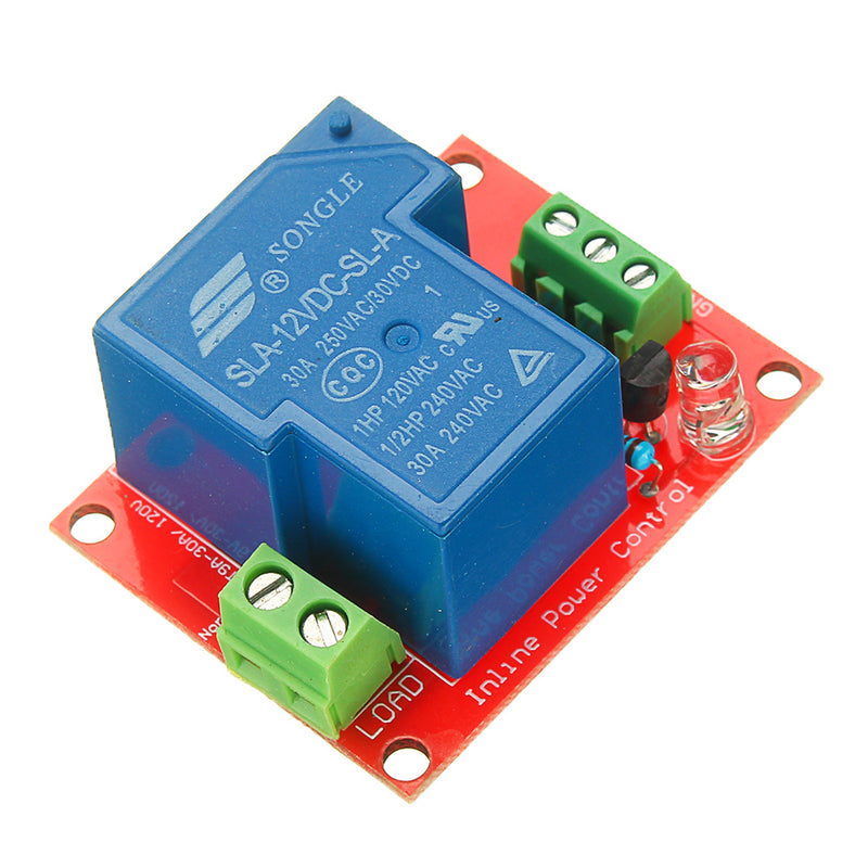 10pcs BESTEP 12V 30A 250V 1 Channel Relay High Level Drive Relay Module Normally Open Type For Auduino