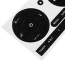 Car Radio Stereo Button Decals Worn Peeling Repair Stickers For Fiat 500