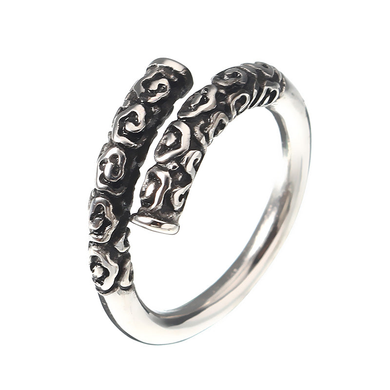 3mm Jingubang Men Cool Stainless Steel Ring Jewelry Journey to the West