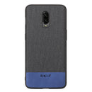 Bakeey Luxury Fabric Soft Silicone Edge Shockproof Protective Case For OnePlus 7