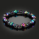 Ethnic Black Gallstone Hand-woven Bracelet Retro Colored Beaded Bracelet Unisex