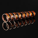 Rose Gold NTAG213 NFC Tag Finger Ring Multifunctional Intelligent Ring Titanium Steel Smart Wear Finger Digital Rings for Men Women