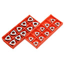 Drillpro 10pcs MW0603/MW0804 Carbide Insert Shim Seats Accessories for WNMG06 Insert Turning Tool