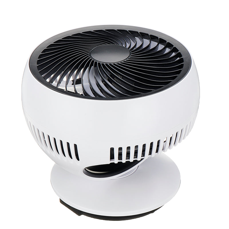 AUGIENB USB Rechargeable Portable Desk Strong Cooling Fan 270 Automatic Rotation