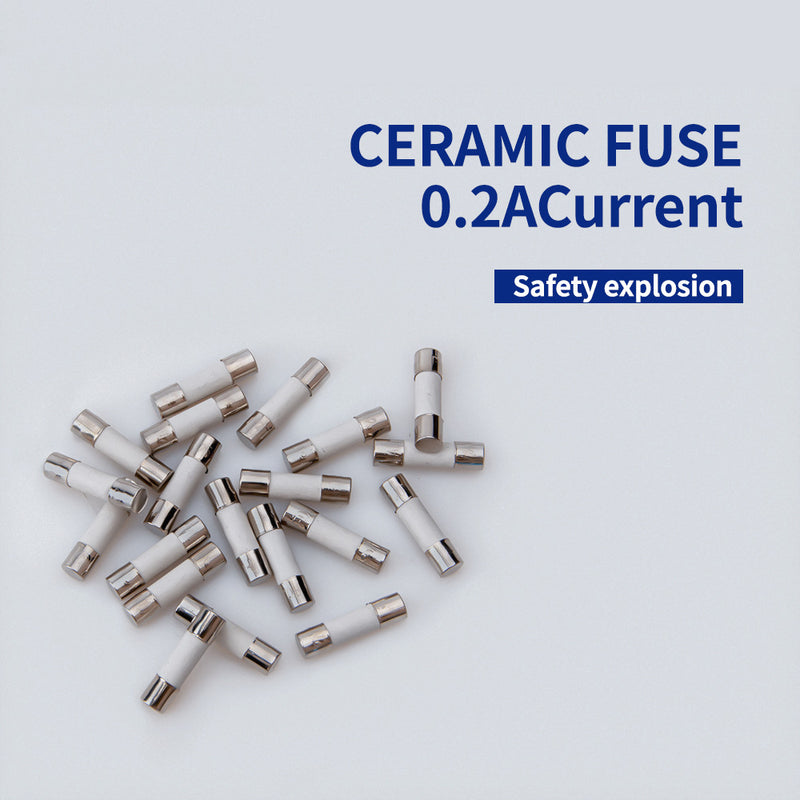 20 Pcs ANENG 5X20mm Ceramic Fuse 0.2A + 10A for Multimeter