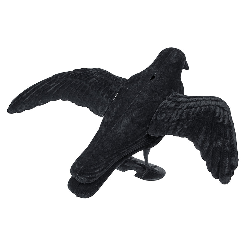Crow Hunting Decoy Scare Bird Away Scarecrow Realistic Animal Scarer Decoration