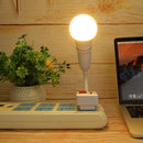 20CM E27 Lamp Holder Rotatable Extension Bulb Adapter Converter Light Socket With EU Plug Switch AC100-230V