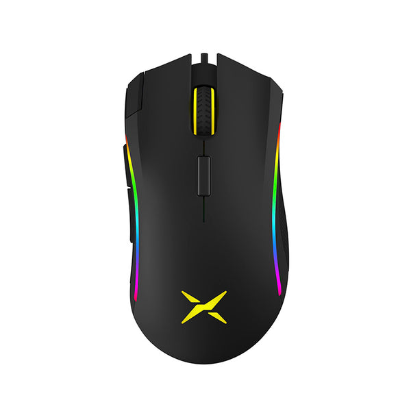 Delux M625 A3050 Wired RGB Backlight Gaming Mouse 4000DPI 7 Programmable Buttons USB Wired Mice for LOL Game Player for PC Laptop