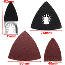 34Pcs Oscillating Multitool Sanding Paper Kit 60/120/180/240 Grit Sandpaper/ Two Oscillating Tool