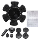 6V/1.5W 190L Flow Solar Fountain Pump Floating Solar Powered Bird Bath Fountain Pump Solar Water Pump Kit Fountains