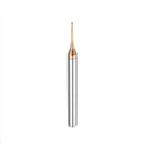 Drillpro R0.4 2 Flutes Ball Nose Long Neck Milling Cutter HRC60 CNC Deep Groove Cutter End Mill