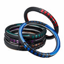 38cm Leatherette Anti Slip Resistance Universal Steering Wheel Covers Car Auto Accessories Decoration