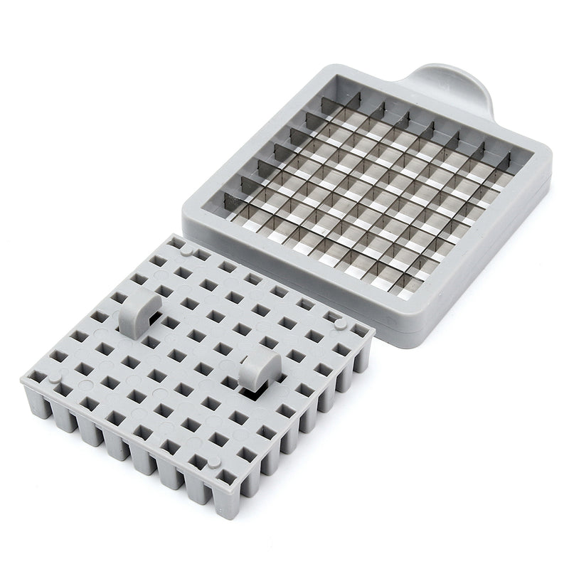 Stainless Steel French Fry Potato Cutter Maker Slicer Chopper Dicer with 2 Blades Vegetable Cutter