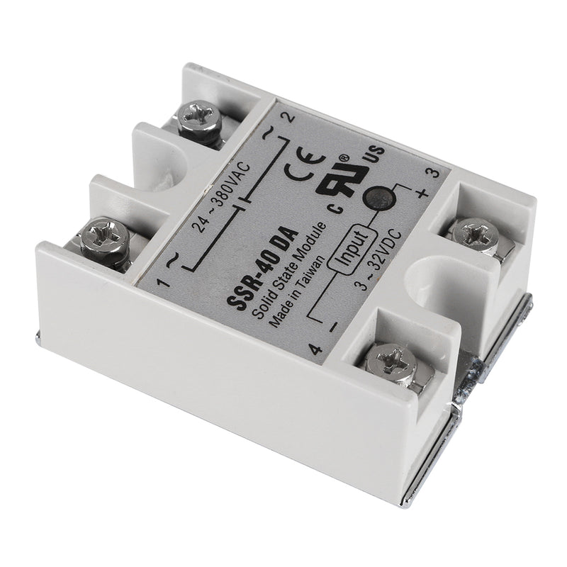 24V 40A Single Phase SSR-40 DA Solid State Relay Module For 3D Printer Parts