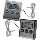 Digital Refrigerator Freezer Thermometer Alarm High Low Temperature Lcd Display