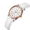 OCHSTIN LQ022-A Casual Style Female Wrist Watch Waterproof Leather Band Quartz Movement Watch