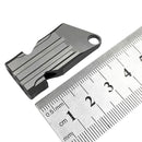 IPRee Titanium Alloy Double Pipe Whistle Camping Hiking Survival Whistle Keychain Whistle Key Finder