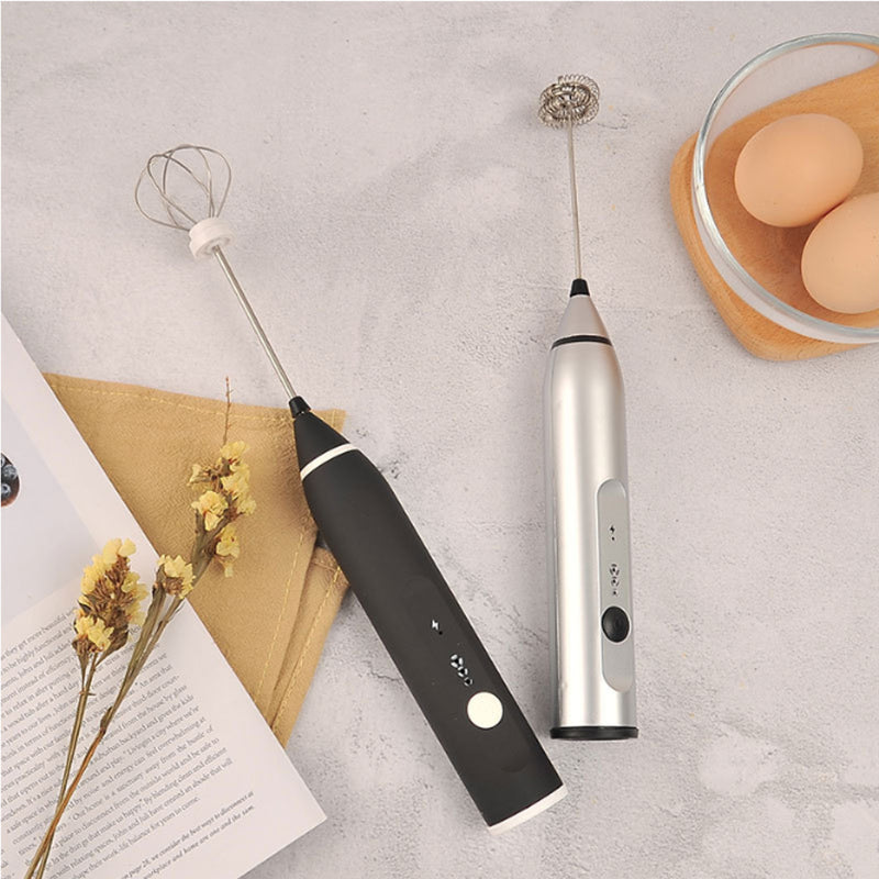Milk Frother Electric Egg Beater USB Charging Mixer for Coffee Drink Portable