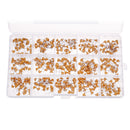 2250pcs 15 Value Monolithic Capacitor Set 50v Multi-layer Assortment Box 10pf To 100nf Electronic Components Capacitor Kit