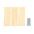 3 PCS Wall Shelf Wooden Rack Plant Show Platform for living Room