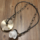 1M E27/E26 Ceiling Rose Chain Pendant Chandelier Light Lamp Bulb Holder Socket
