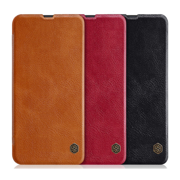 NILLKIN Flip Shockproof Card Slot Holder PU Leather Protective Case for Samsung Galaxy M30 2019