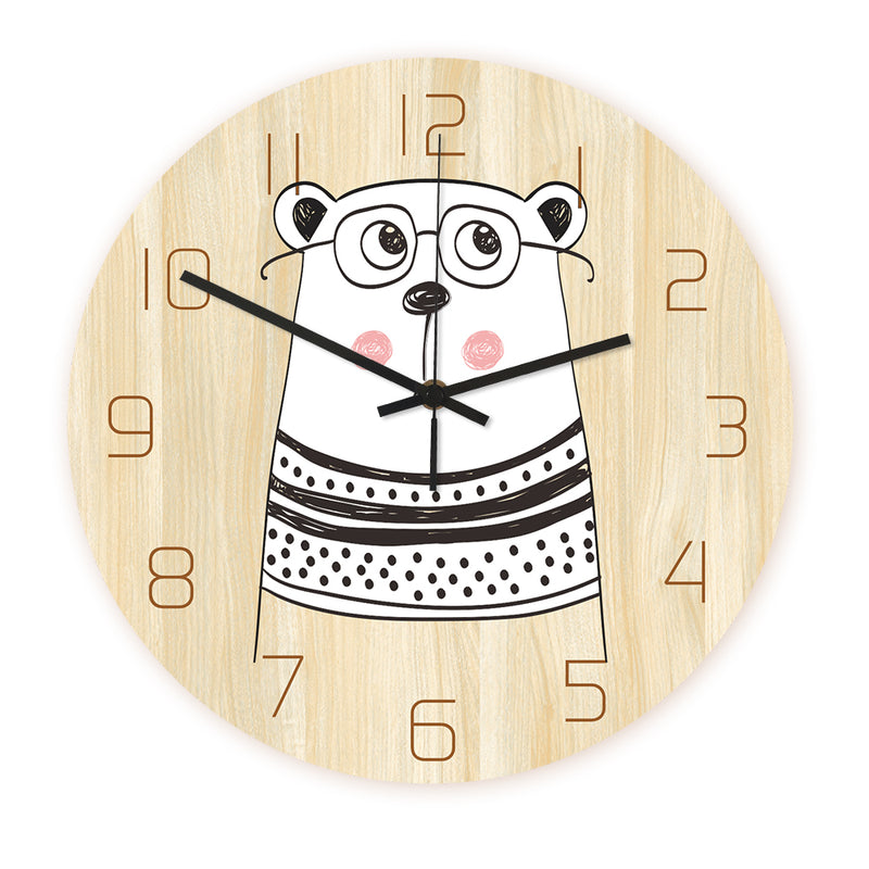 Loskii CC051 Creative Wall Clock Mute Wall Clock Quartz Wall Clock For Home Office Decorations