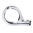 32mm/1.25inches Motorcycle Handlebar Mounts Clamp Clock Universal Silver