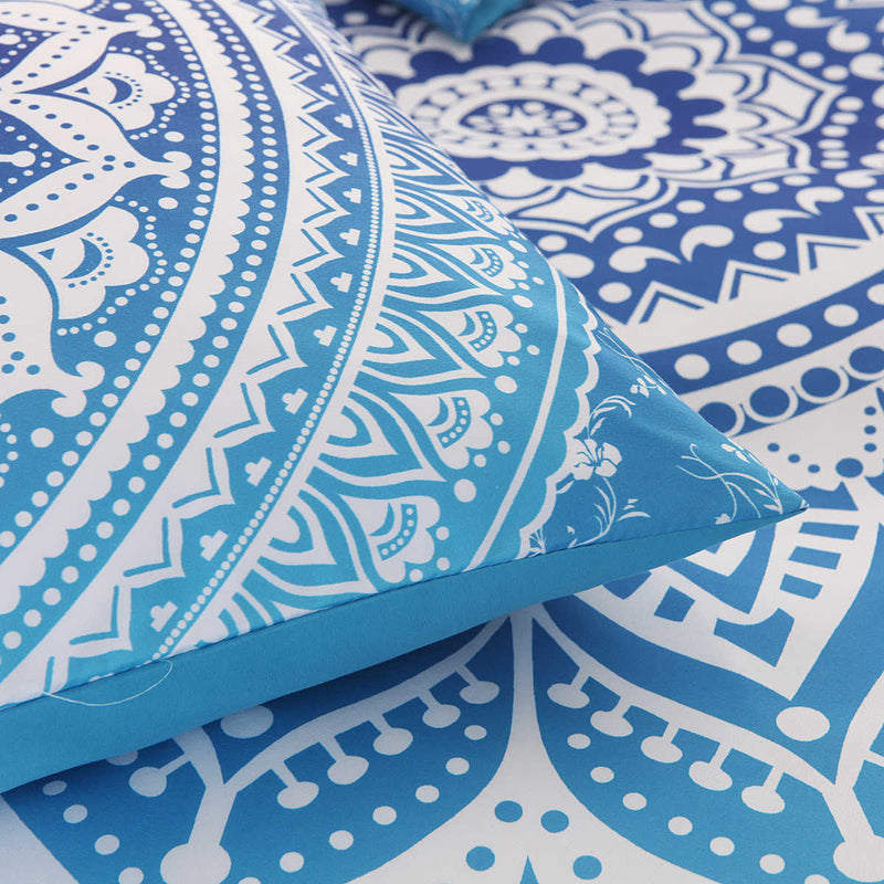 3 PCS Bedding Sets Bohemian National Style Pillowcase Quilt Cover For Queen Size