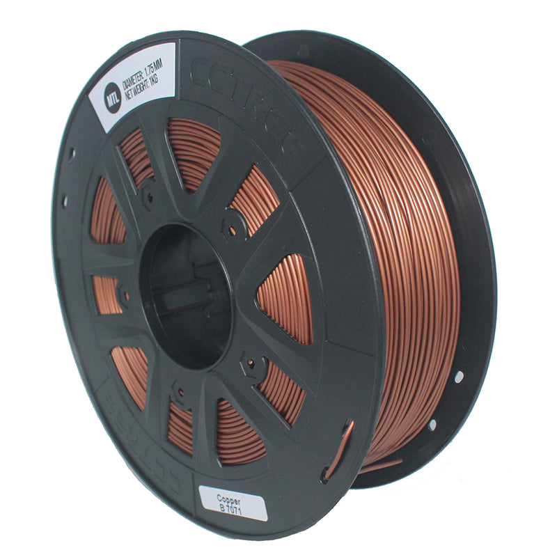 CCTREE 1.75mm 1KG/Roll Metal Bronze/Copper Filled Filament