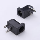 50pcs DC-005 3Pin Black DC Power Jack Socket Connector 5.5*2.1mm