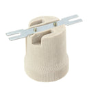 E27 Ceramic Lamp Holder Socket Fittings Screw Bulb Adapter Straight Elbow Shape