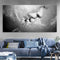 Black & White Love Kiss Wall Art Picture Print Abstract Arts on Paintings For Room Decorations