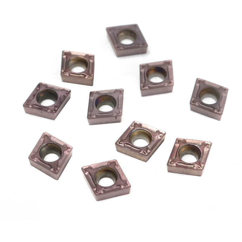 10pcs CCMT060204 VP15TF Carbide Insert for SCLCR Turning Tool Holder