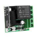 DC 24V 315/433MHz Universal Wireless Remote Control Switch 1CH Relay Receiver Module With Case