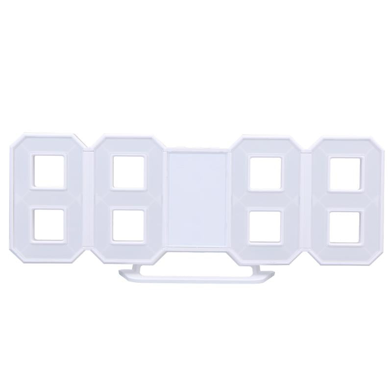 Digital Electronic Desktop Clock LED Clock Alarm Clock 12/24 Hours Display Home Decorations