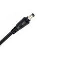 5PCS 15cm Black White DC Power Supply Connector with Lock Buckle 5.5 x 2.1mm Male Female Jack