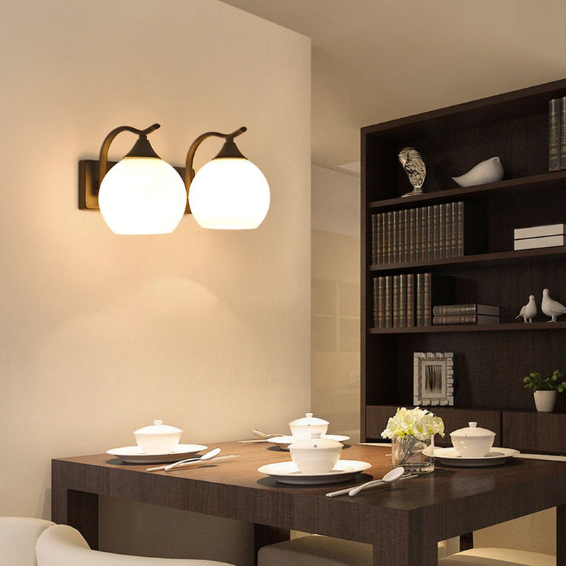 Modern Wall Light Home Bedroom Living Room Lamp Glass Sconce Lighting Fixture