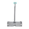 Spring Door Closer Automatic Strength Adjustable Tension Hinge Surface Mounted