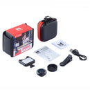 Apexel APL-3663FL Universal Led Fill light Selfie Wide Angle Macro Lens for Mobile Phone Tablet