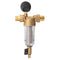 TMOK Water Pre Filter System 3/4" & 1" Brass Mesh Prefilter Purifier w/ Reducer Adapter & Gauge