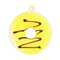 1PCS 5X2CM Simulation Whole PU Doughnut Squishy Toy Phone Chain