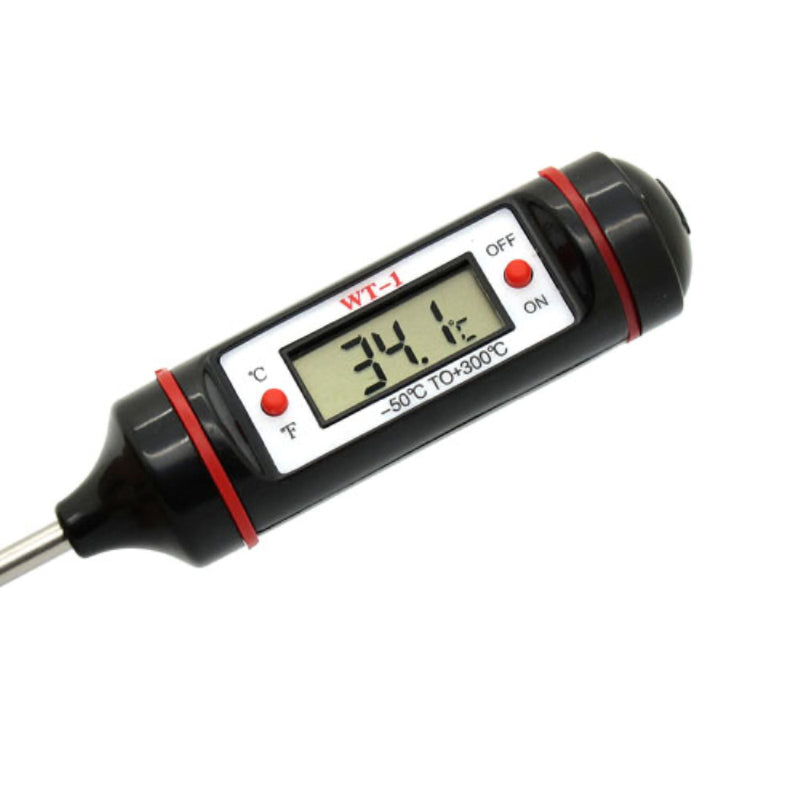 AUGIENB Thermometer Food Kitchen Pen Baking Thermometer Electronic Digital Liquid Barbecue Probe Oil Temperature Meter Water Temperature Meter