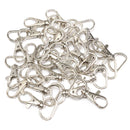25Pcs Metal Swivel Lobster Claw Clasps Keychain Luggage Buckle DIY Handmade Accessories