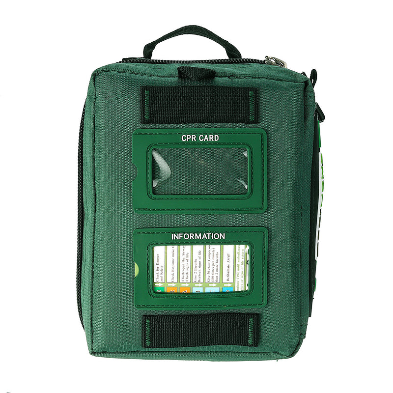 First Aid Kit Bag 165-Piece Lightweight Emergency Medical Rescue Outdoors Car Luggage School Hiking Survival Kits