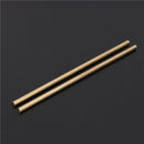 2pcs 150mm x 5mm Brass Rod Bar Hardware Solid Round Rods