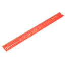 3Pcs 30cm Multifunctional PCB Ruler Measuring Tool Red